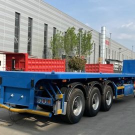 3 Axle 45Ft Flatbed Semi Trailer