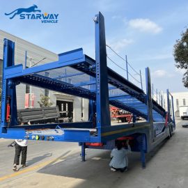 2 Axles 17 m Car Carrier Semi Trailer