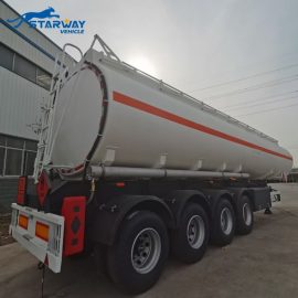 4 axles 45000L Carbon Steel Tanker Trailer