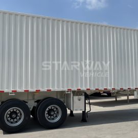 2 Axles Dry Van Semi Trailer